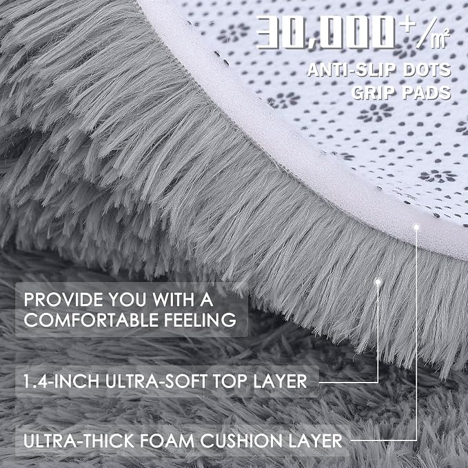 OLANLY 7x8 Machine Washable Large Area Rugs - Image 8