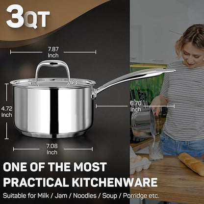 Ciwete 3 Qt Saucepan with Lid - Image 3