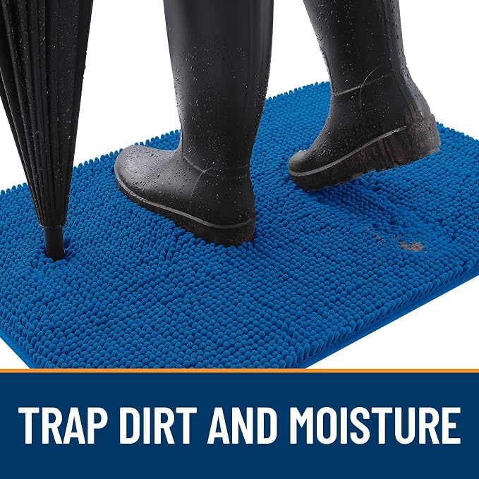OLANLY Dog Door Mat for Muddy Paws 44x24, Absorbs Moisture and Dirt, Absorbent - Image 2