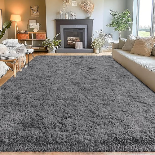 8x10 Area Rugs for Living Room, Ultra Soft Fluffy Large Shaggy Rug Carpet for - Image 2