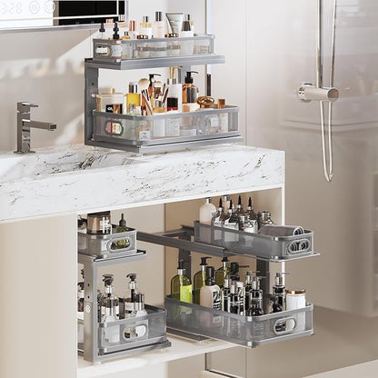 2 Pack 18.5IN-Depth Under Sink Organizer - Image 7