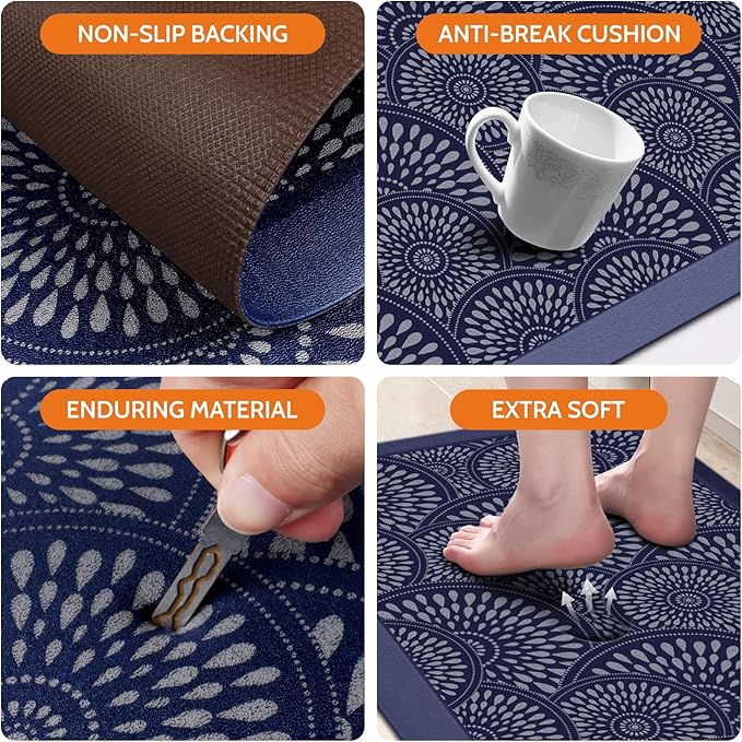 Mattitude Kitchen Mat, 17.3x39in Heavy Duty Ergonomic Comfort Foam Standing - Image 3