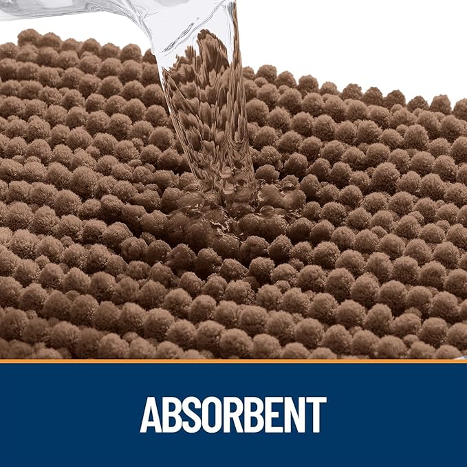 OLANLY Dog Door Mat for Muddy Paws 70x24, Ultra Absorbent Chenille Mud Doormat - Image 4