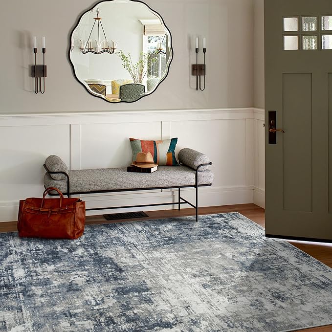 4x6 Area Rugs for Living Room Rug Washable: Modern Large Rug for Dining Room - Image 3