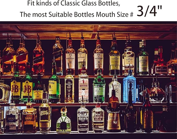 Pafusen 24 Pack Liquor Bottle Pourers, Liquor Pour Spout - Image 6