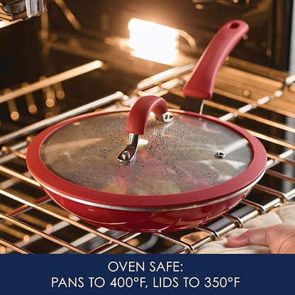 Rachael Ray Cook + Create Nonstick Cookware/Pots and Pan Set, 10 Piece - Image 10