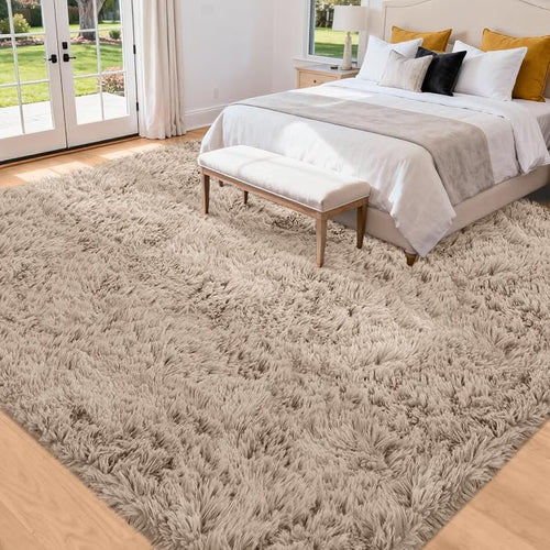 8x10 Area Rug for Living Room: Ultra Soft Fluffy Rug Modern Large Thicked Shag - Image 2
