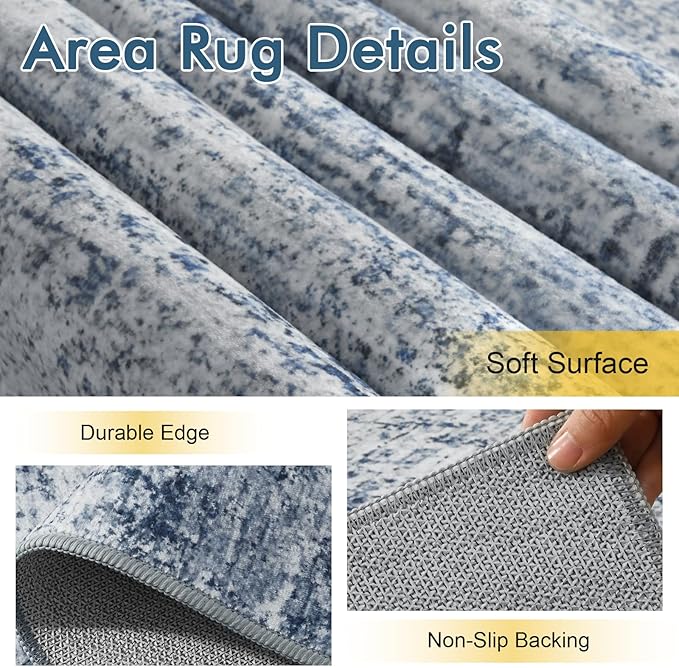 9x12 Ft Extra Large Washable Area Rugs - Image 6