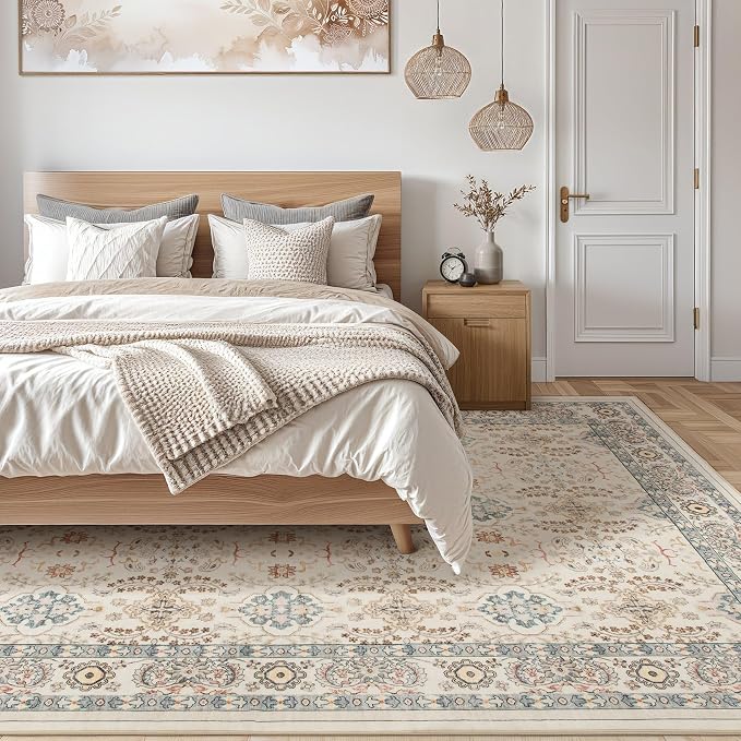 Vintage Living Room Area Rug 5x7 - Image 7