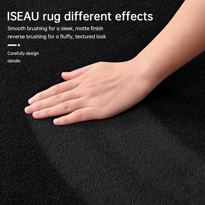 ISEAU 2x4 Runner Rug for Hallway, Soft Memory Foam Carpet - Image 3