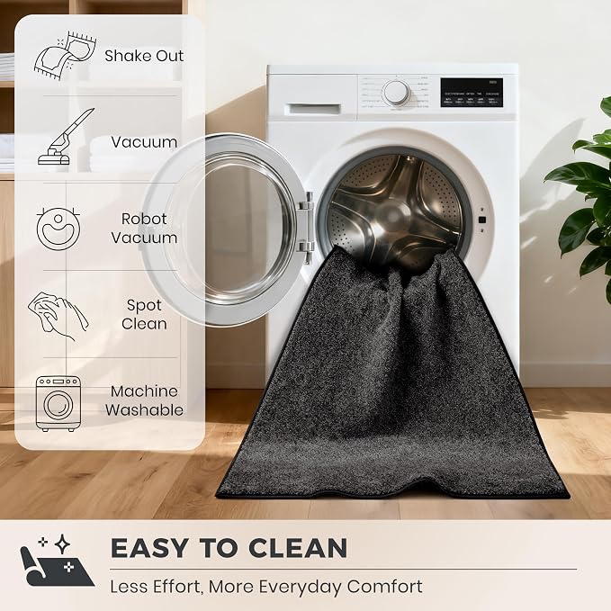 PURRUGS Dirt Trapping Door Mat 24" x 59", Non-Slip Machine Washable Entryway Rug - Image 7