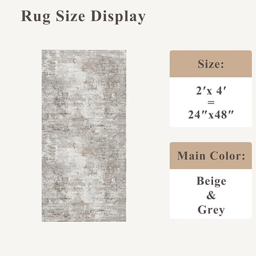 2x4 Washable Entryway Area Rug - Image 2