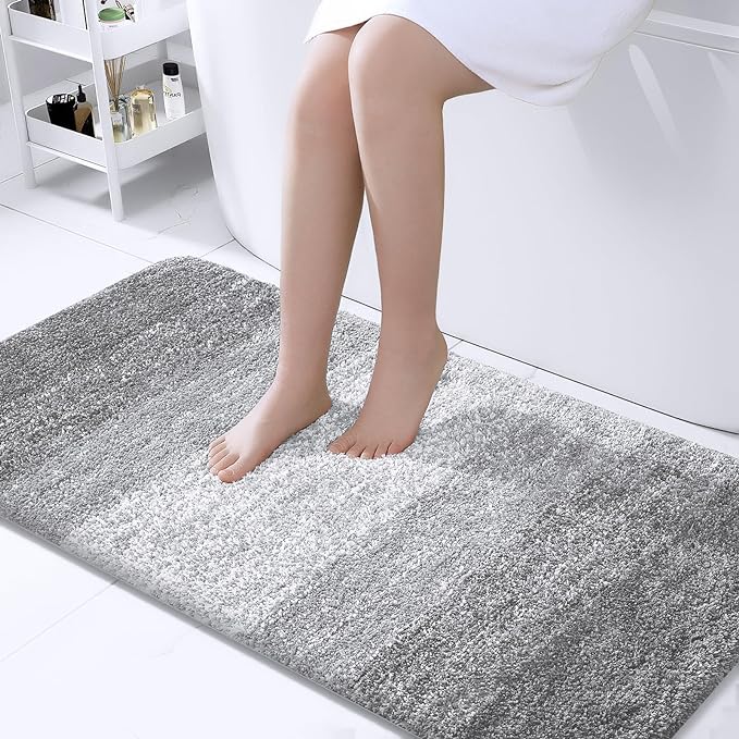 OLANLY Bathroom Runner Rugs Mat 44x24, Extra Soft Absorbent Microfiber Bath Rugs by OLANLY