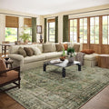 8x10 Area Rugs for Living Room: Washable Bedroom Rug Boho Vintage Rugs Stain by palohom