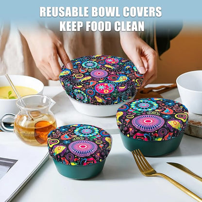 wegreeco Elastic Reusable Bowl Covers - Image 6