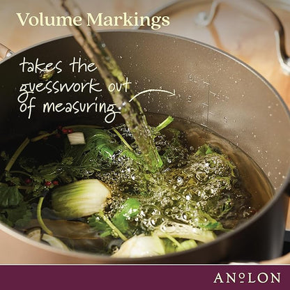 Anolon Advanced Home Hard-Anodized Nonstick Tapered Sauce Pan/Saucepot - Image 8