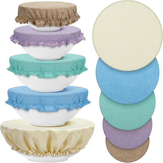 10 Pack Cloth Bowl Covers for Bread Rising by CHENGU