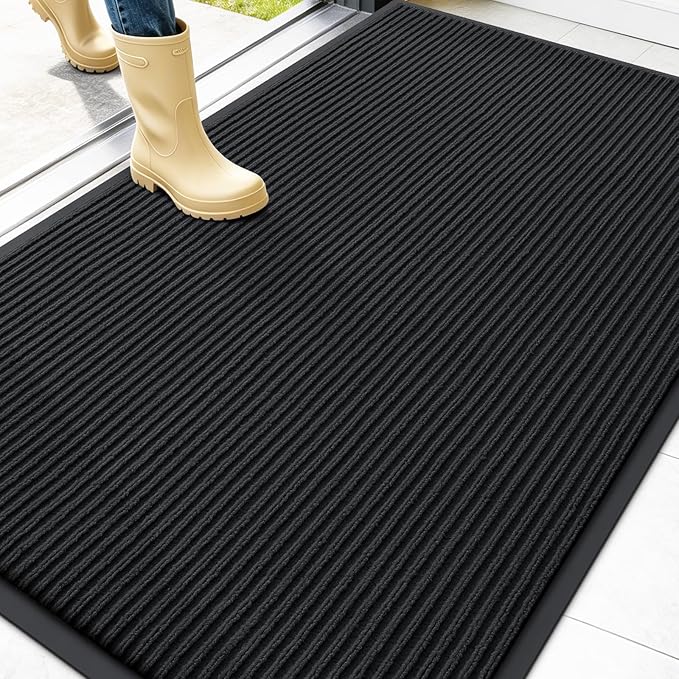 OLANLY Front Door Mat Indoor Outdoor Entrance, Waterproof Heavy Duty Doormat by OLANLY