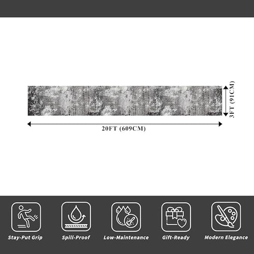 3x20 ft Extra Long Hallway Runner Rug - Image 2
