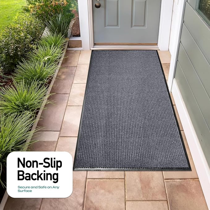MaxMat® 4-Pack Extra Large 3x5 Ft Heavy Duty Door Mats – Tough Rubber Backing - Image 8