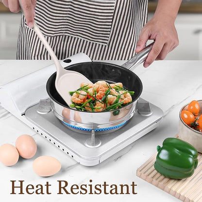 LIANYU 8Pcs Kitchen Cooking Utensils Set, Silicone Cooking Utensil Set - Image 8