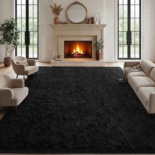 8x10 Area Rugs for Living Room Bedroom: Soft Fluffy Shag Rugs Upgrade Non-Slip - Image 2