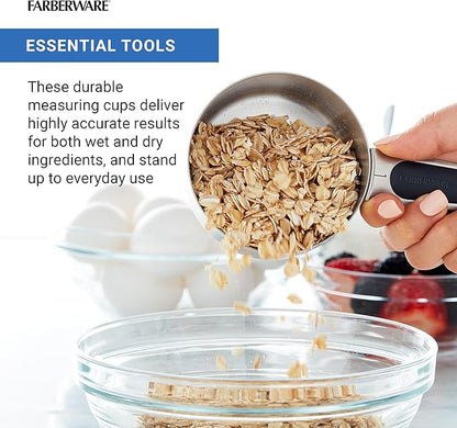 Farberware Professional Set of 5 Stainless Steel Measuring Cups, Precision and - Image 5