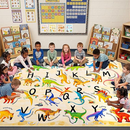 3x5 ABC Classroom Rug for Kids Playroom, Alphabet Rug by Unknown