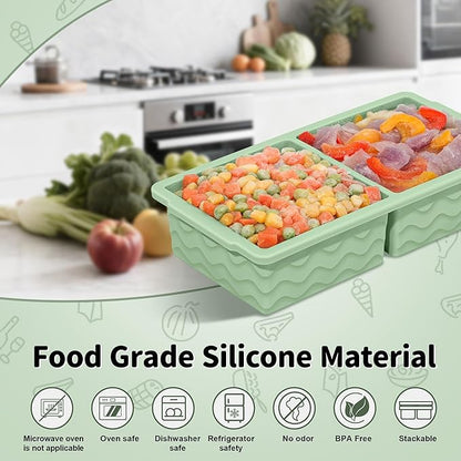 Doasuwish 3-Pack Silicone Freezer Trays - Image 2