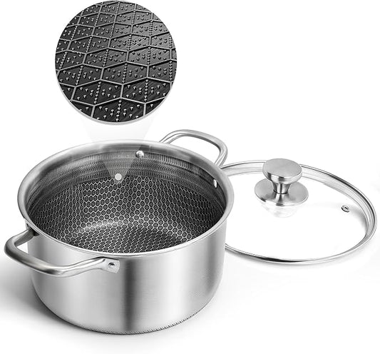 AuFranc™ Hybrid Nonstick 6 Quart Stainless Steel Stockpot by Aufranc