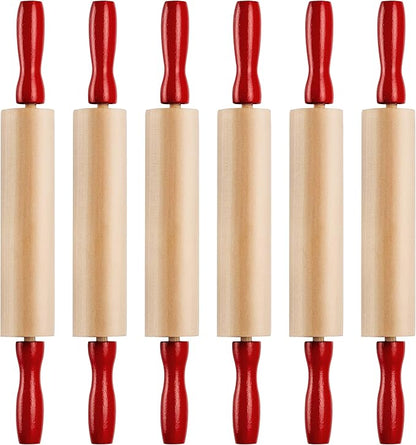 Mini Rolling Pin 7.5 Inch Kids Rolling Pin Set by Bedwina