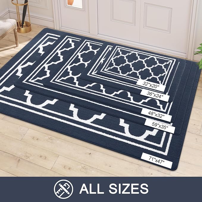 Buganda Long Indoor Door Mat, Dirt-Resistant and Absorbent Doormat, Low Profile - Image 7