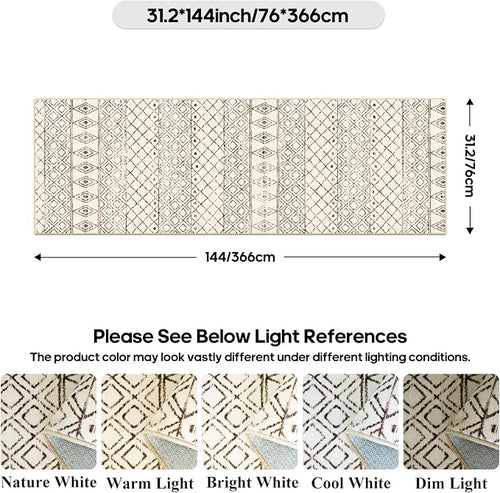 2'6"x12' Hallway Runner Rug Moroccan - Image 2