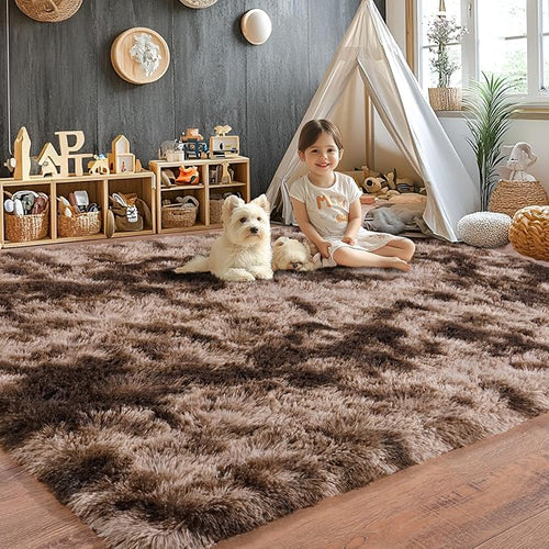 8x10 Area Rugs for Living Room, Ultra Soft Fluffy Large Shaggy Rug Carpet for - Image 2