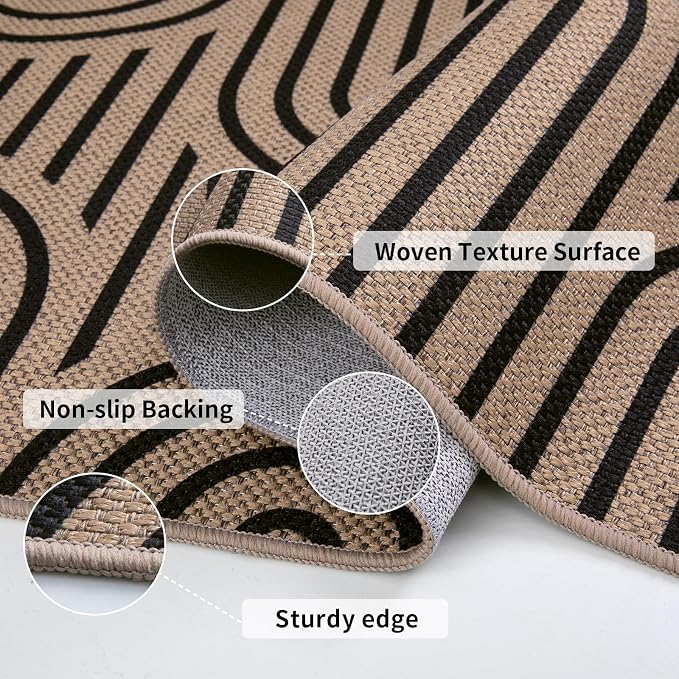 Tangsoo Modern Easy Jute Rug 2x4 Rug - Image 3