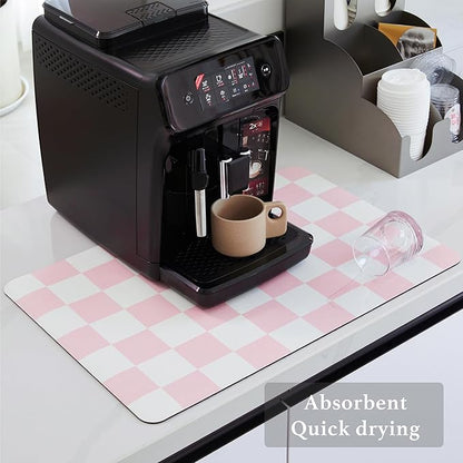 Ohocut Checkered Dish Drying Mat - Image 4