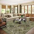 Washable Area Rugs for Living Room: 9x12 Rug Boho Vintage Rugs Stain Resistant by palohom