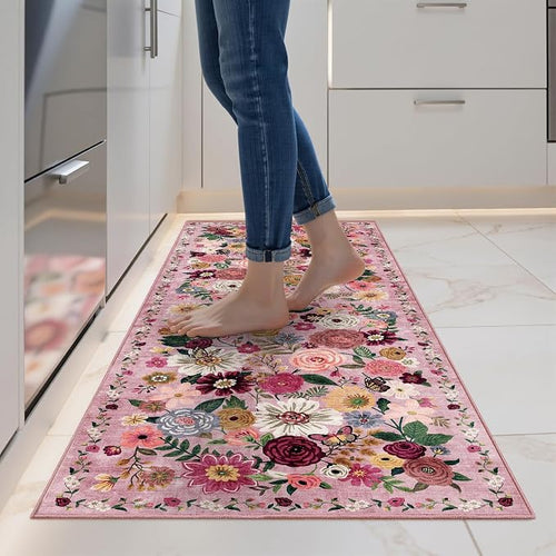 2x5 Entryway Runner Rugs, Non Slip Washable Rugs by WelcometoBabovid