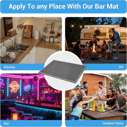 ZJWZLG Bar Mat - Premium 18"X12" Rubber Bar Mats - Image 7