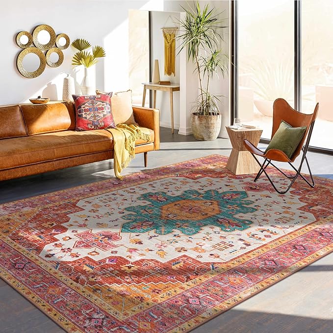Moynesa Ultra-Thin Washable 10x14 Area Rugs by Moynesa