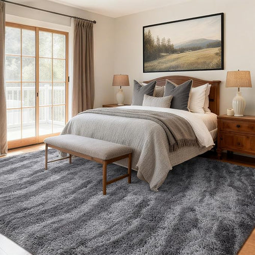 9x12 Ft Extra Large Shag Rugs for Living Room, Ultra Soft Fluffy Furry Area - Image 2