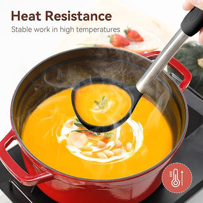 Silicone Cooking Utensils Set, NCUE 35 Pcs Kitchen Utensils Set - Image 3