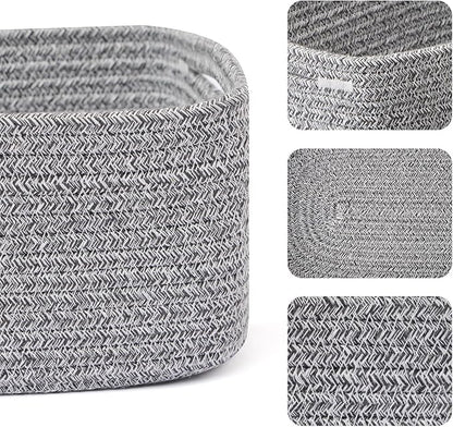 MiniArk Small Storage Baskets for Organizing | Closet Organizer Bins | Shelf - Image 2