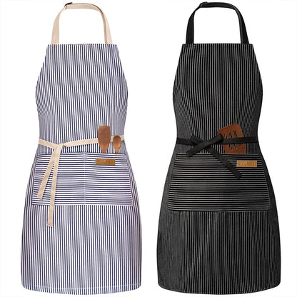 BeLuyi 2 Pack Adjustable Bib Apron by BELUYI