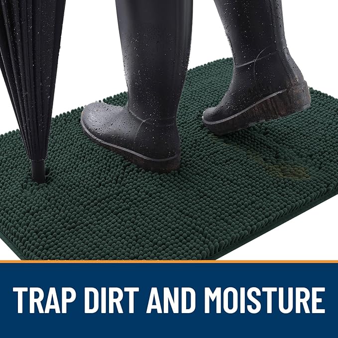 OLANLY Dog Door Mat for Muddy Paws 44x24, Absorbs Moisture and Dirt, Absorbent - Image 2