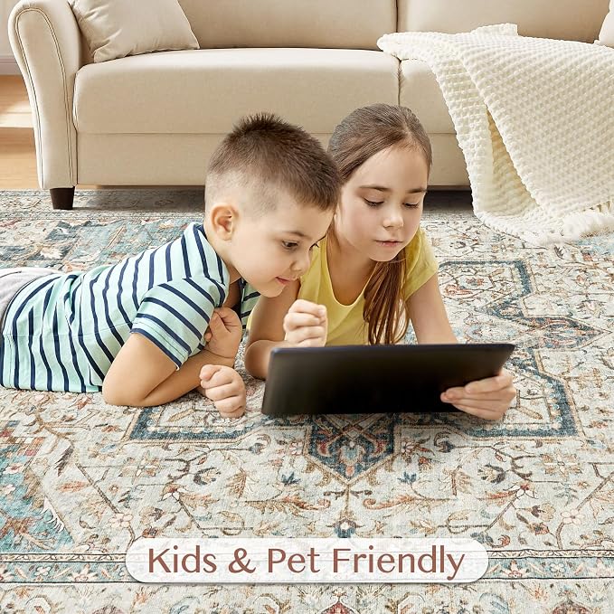 Tortania Area Rug Living Room Rugs - Image 5