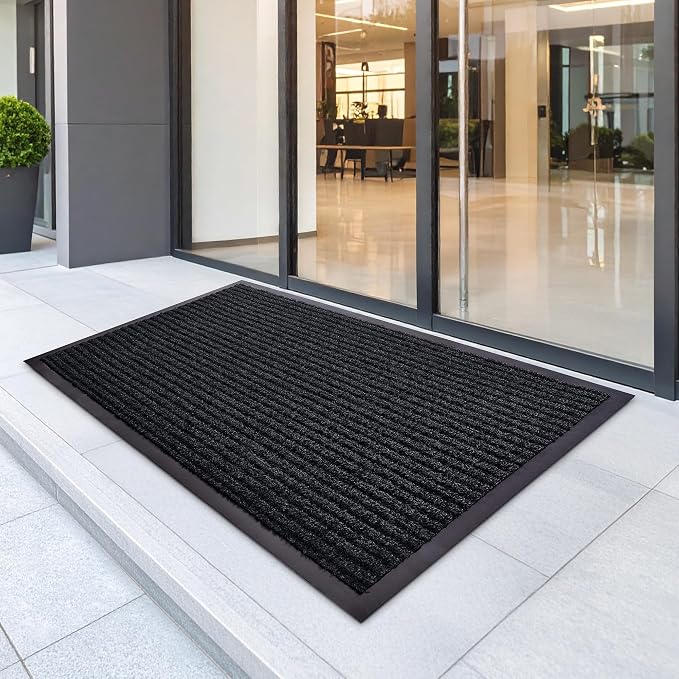 Heavy Duty Entry Mat 2' x 3', Low Profile Door Rug - Image 7
