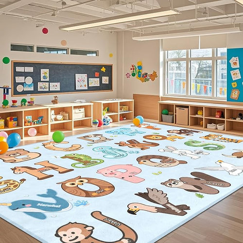ABC Kids Rugs for Playroom by FTBNIQWRHN
