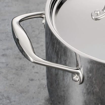 Tramontina Signature Tri-Ply Clad Stainless Steel 8-Quart Stock Pot - Image 4