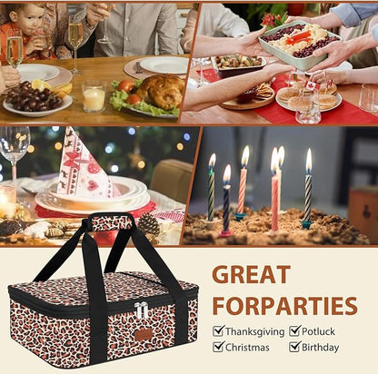 Insulated Casserole Carrier Bag, Expandable Thermal Food Carrier Insulated - Image 6
